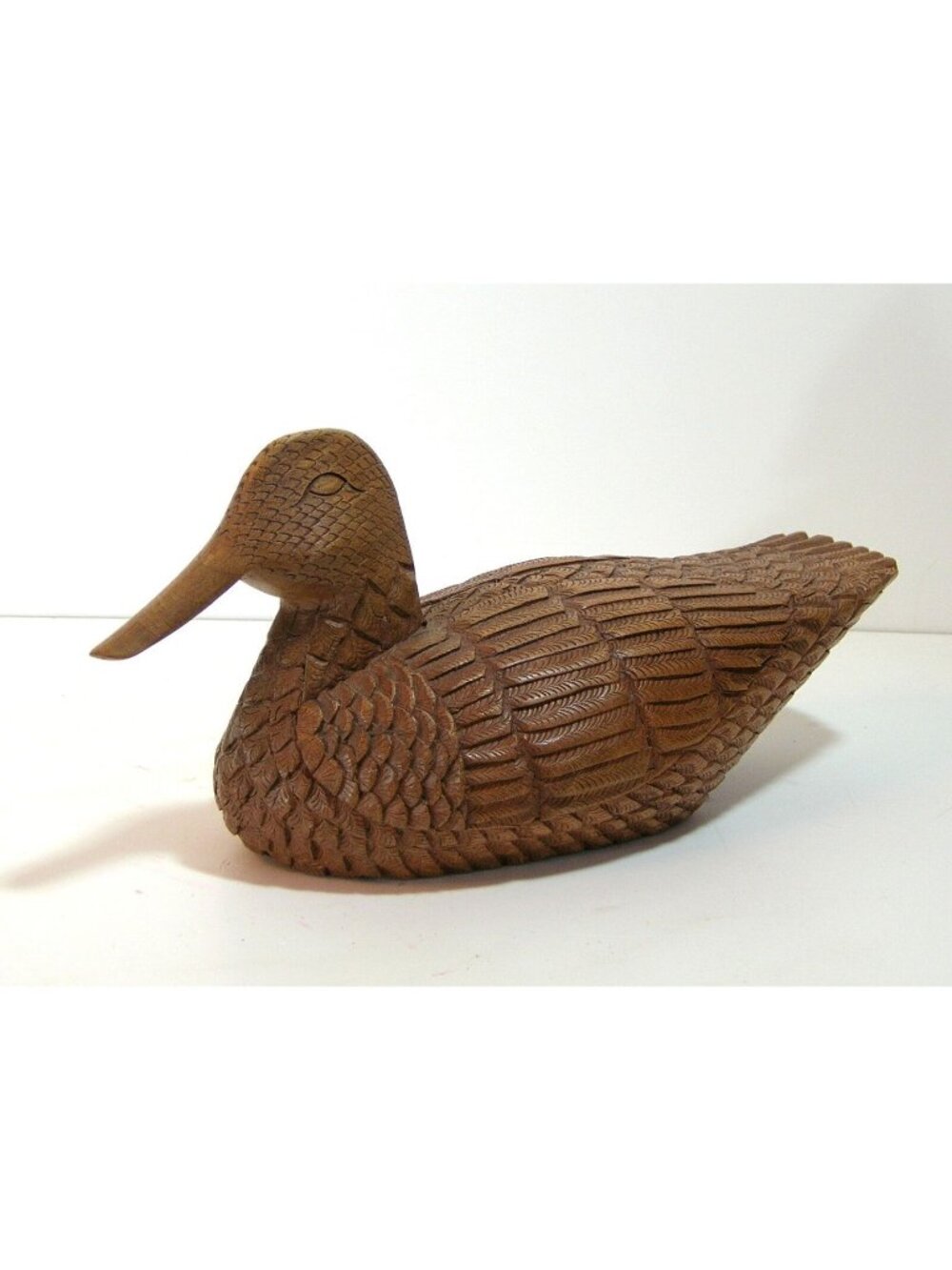 Duck Decoy, Hand Carved Wood Duck